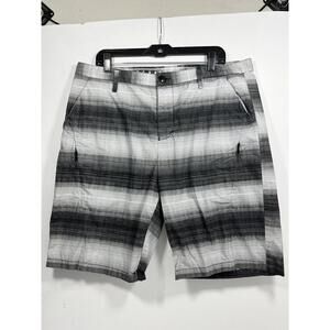 A/X Armani Exchange Men’s 36 Striped Flat Front Bermuda Shorts